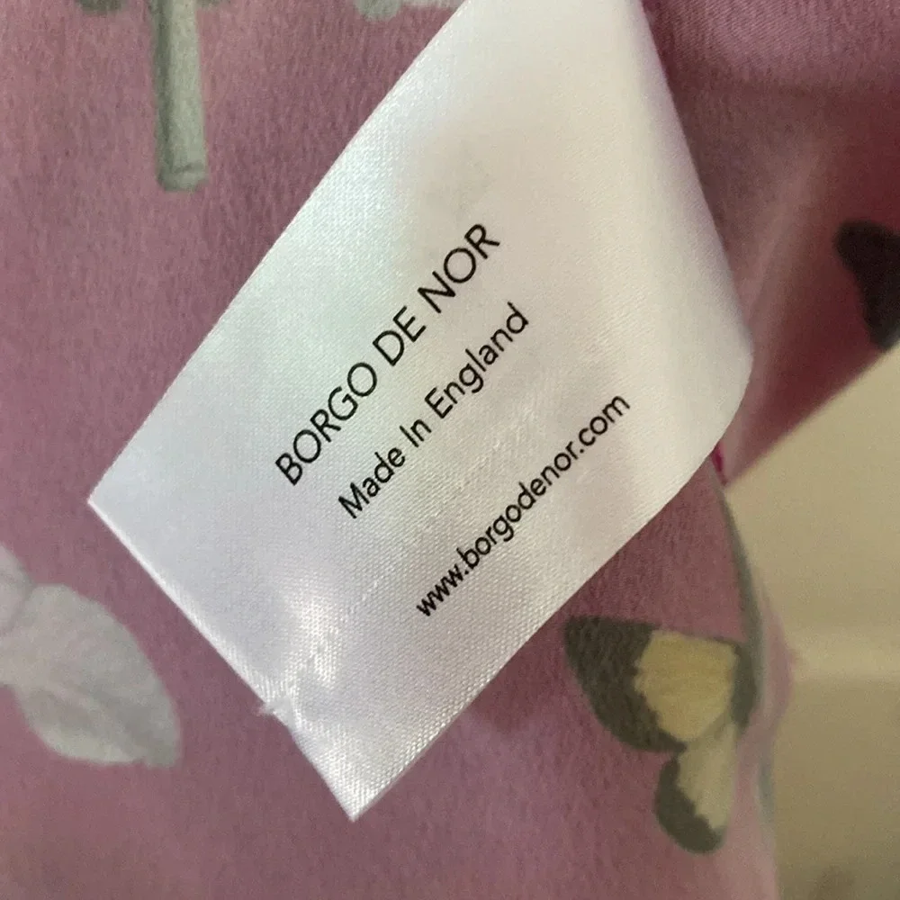 Borgo De Nor Dress Fuchsia Butterfly Floral Printed Maxi Dress Size UK 8 US‎ 4 - Picture 8 of 12